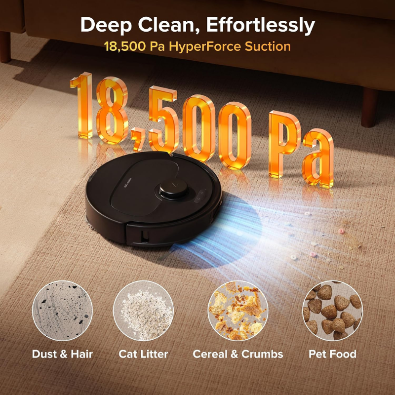 Roborock Qrevo S Pro Robot Vacuum and Mop – Black
