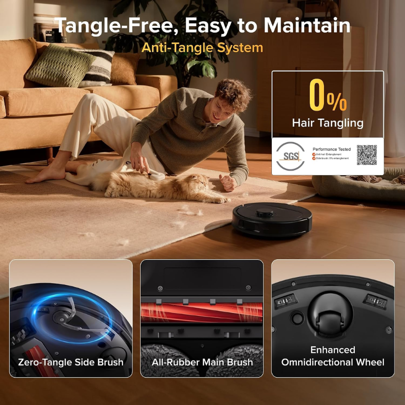 Roborock Qrevo S Pro Robot Vacuum and Mop – Black