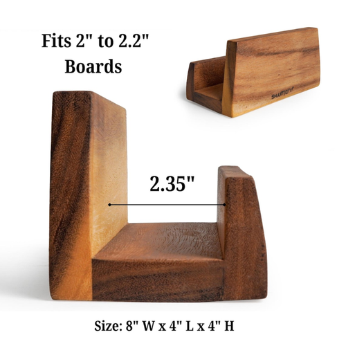 Wood Cutting Board Stand for 2–2.2" Thick Boards